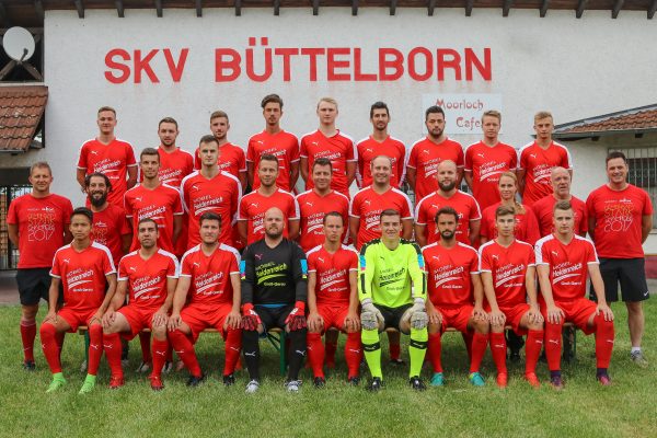 Mannschaftsbild erste Mannschaft SKV Fußballer