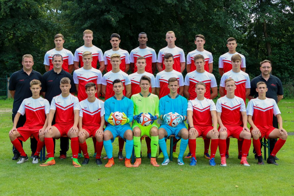 Gruppenbild U19 der SKV Büttelborn Fußball Abteilung